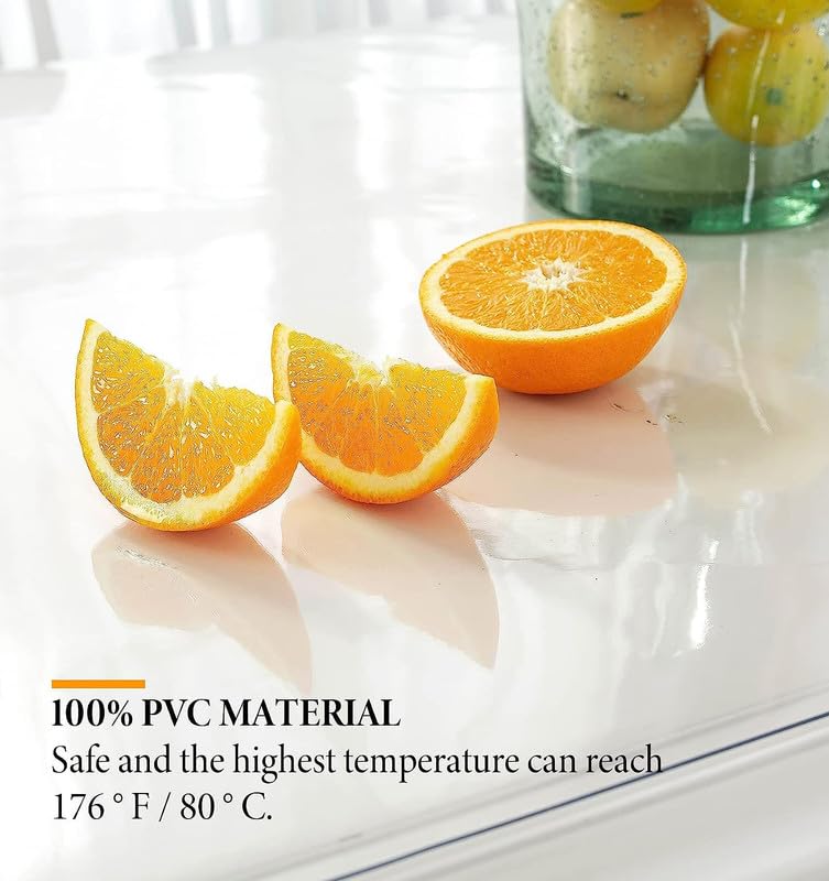 Deep Dream 2.0mm Clear Desk Cover Protector, 18×60 Inch Clear Desk Cover, Rectangular Vinyl Desk Pad, PVC Plastic Table Cover for Office, Dresser, Night Stand, Computer & Writing Desk Tabletop