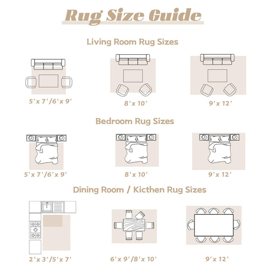 Area Rug 8x10 Washable Rug, Vintage Boho Medallion Rugs Non-Slip Soft Low Pile Large Distressed Rug Indoor Retro Carpet for Living Room Bedroom Dining Room Home Office (Beige, 8'x10')